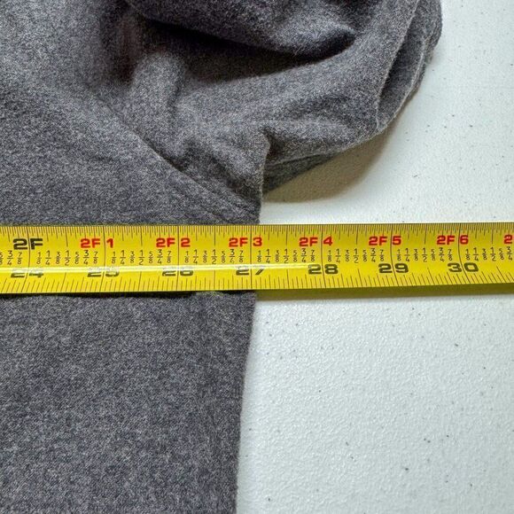 Lands End Flannel Shirt Mens XL Gray Chamois Casual Outdoor Camping Fishing - Picture 10 of 12